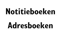 Adres-/Notitieboeken