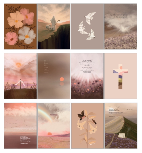 Huis van Mijn A7 kaartjes (8311-8322)