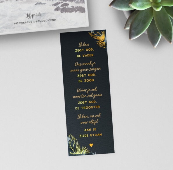 Boekenlegger Ik ben zegt God, de Vader