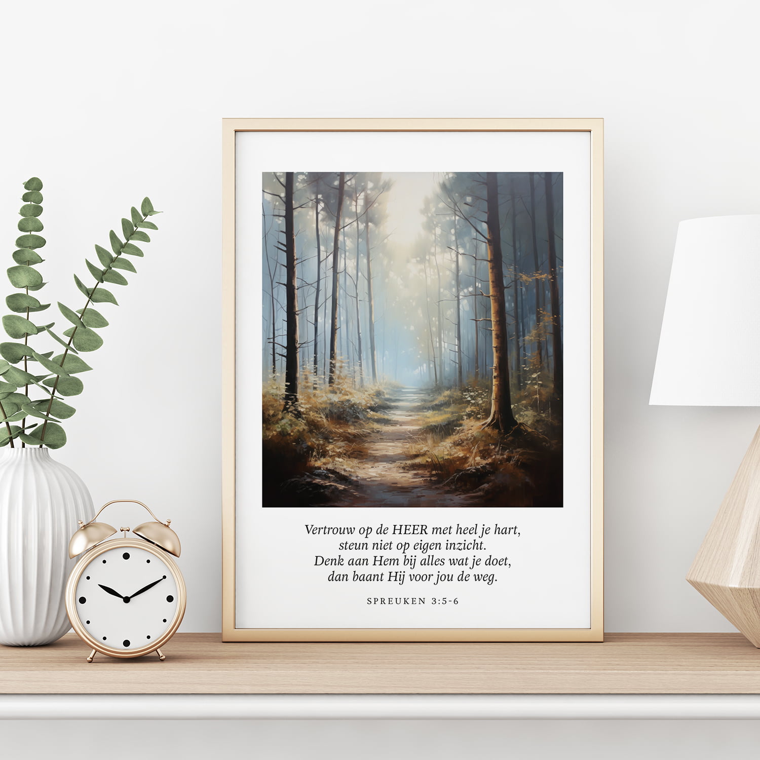 Poster A4 Vertrouw op de HEER