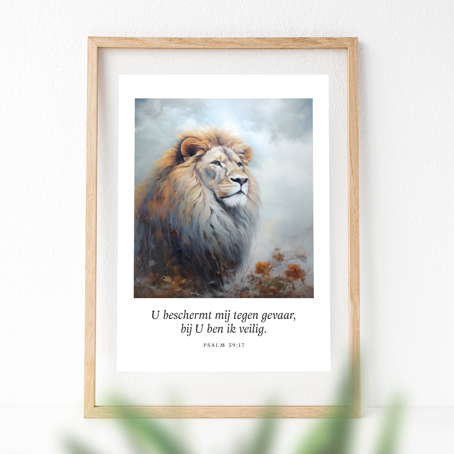 Poster A4 U beschermt mij tegen gevaar