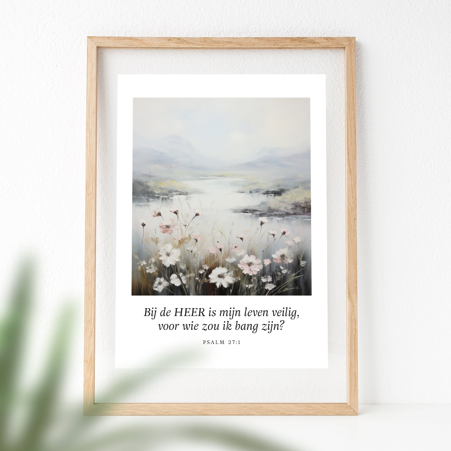 Poster A4 Bij de HEER is mijn leven