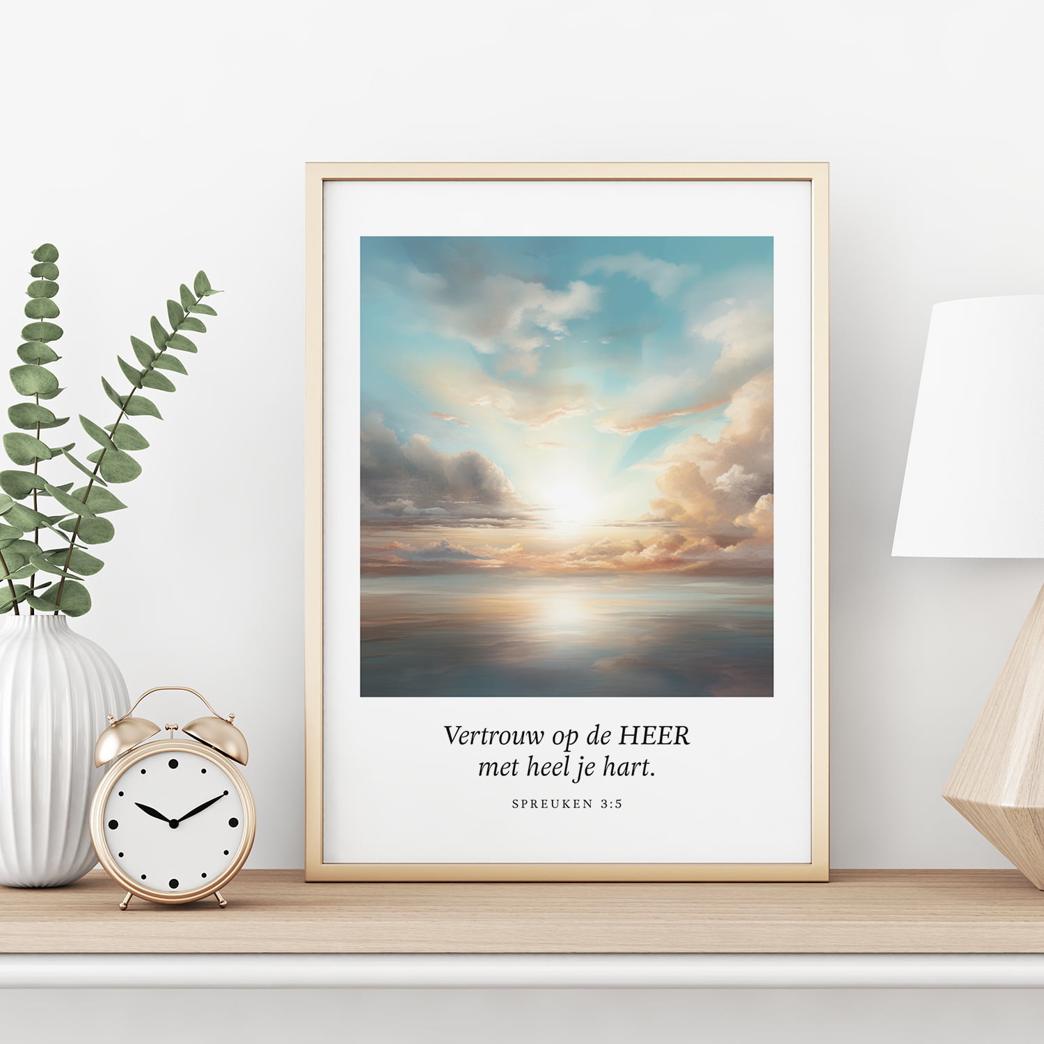 Poster A4 Vertrouw op de HEER