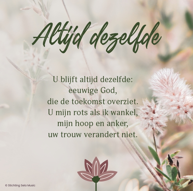 Schilderij Square Altijd dezelfde