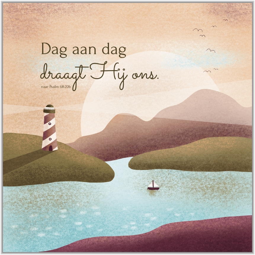 Schilderij Square Dag aan dag