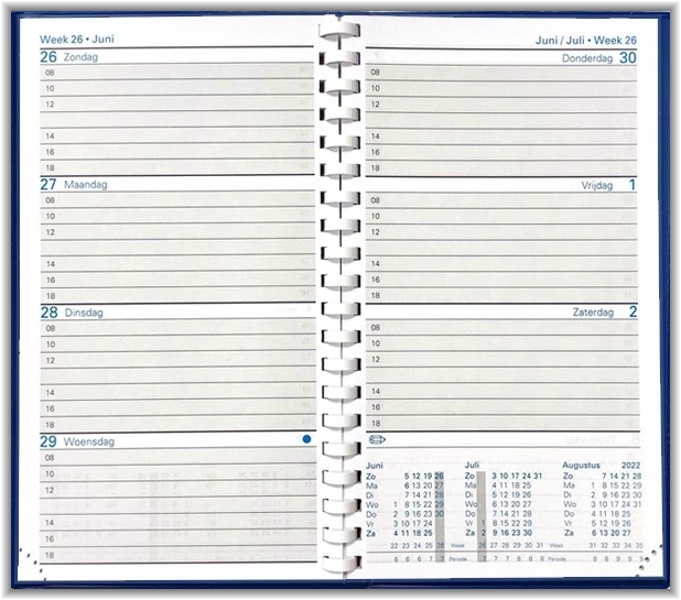 Zak-agenda Dik wire-o