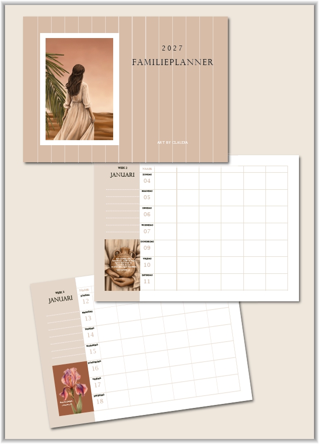 Familyplanner Art by Claudia