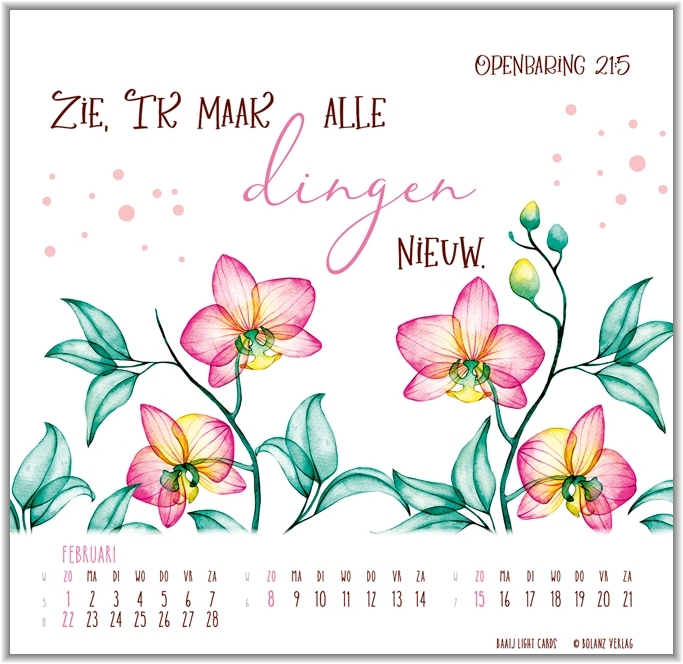 Kalender Gedragen door de tijd