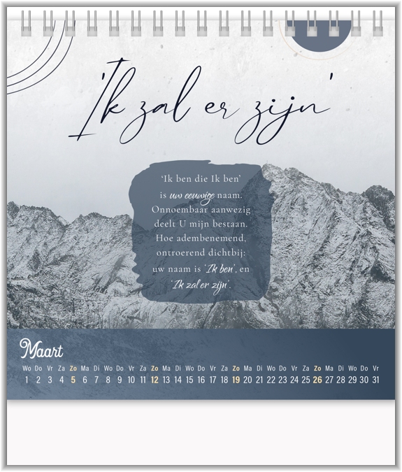 Kalender Vast vertrouwen (Sela)
