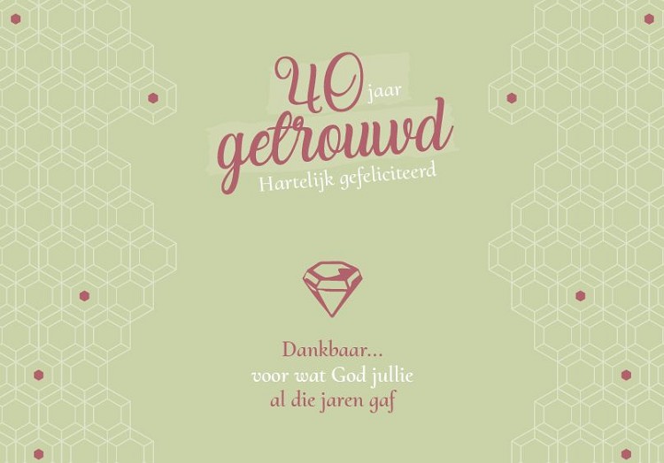 40 jarig huwelijk Light Symbols (25012536)