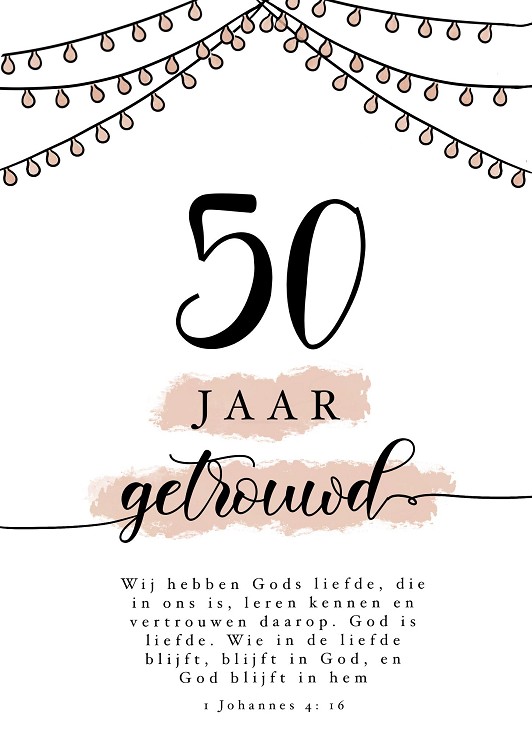 50 jaar getrouwd Light Creative by Thalien (31013148) 50 jaar getrouwd Light Creative by Thalien (31013148)