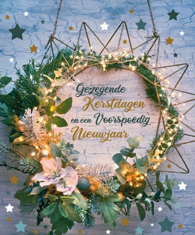 Hangdoosje Gezegende Kerstdagen - Zonder bijbeltekst - blcwebshop