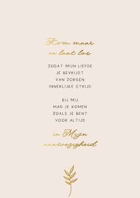 Poster A4 Kom maar en laat los