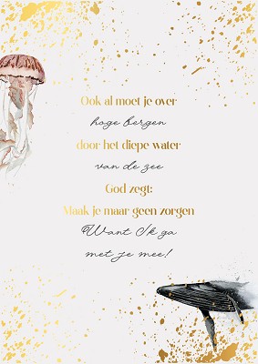Ook al moet je over hoge bergen