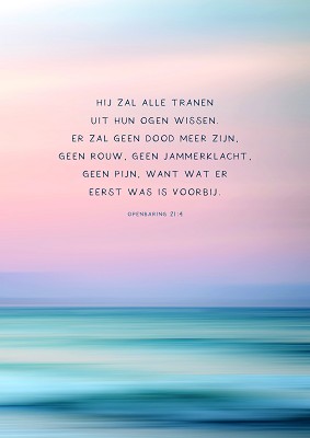 Hij zal alle tranen uit hun ogen wissen