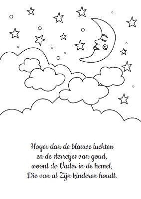 Kleurkaart Hoger dan de blauwe luchten
