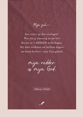 Mijn ziel, hoe treurt ge