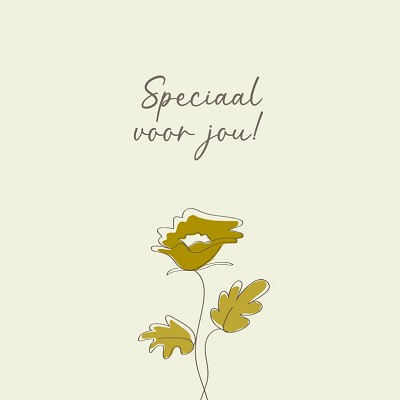 Speciaal voor jou