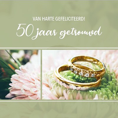 50 jaar getrouwd