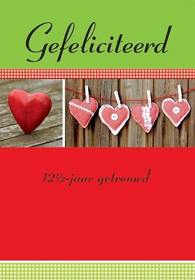 12½ jaar getrouwd