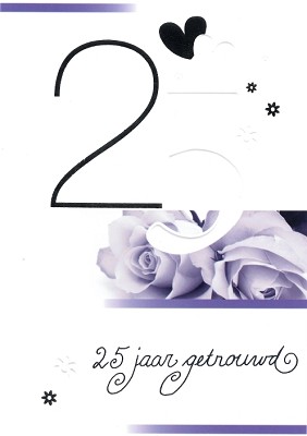 25 jaar getrouwd