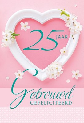 25 jaar getrouwd