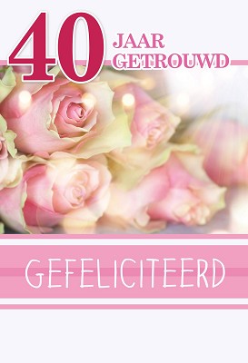40 jaar getrouwd