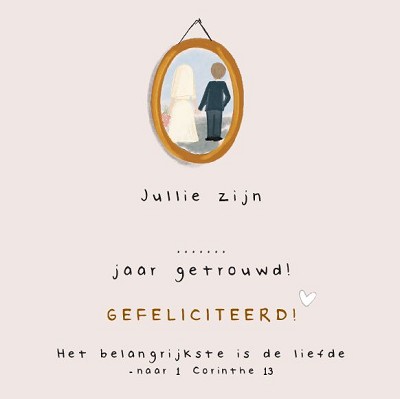 ... jaar getrouwd
