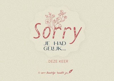 Sorry