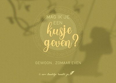 Mag ik je een kusje geven