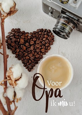 Prentbriefkaart Opa